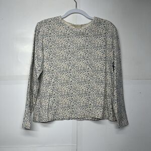 L.L. Bean Women’s Floral Long Sleeve Top Size XL